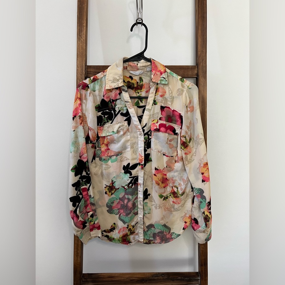 NY&Company flower blouse
